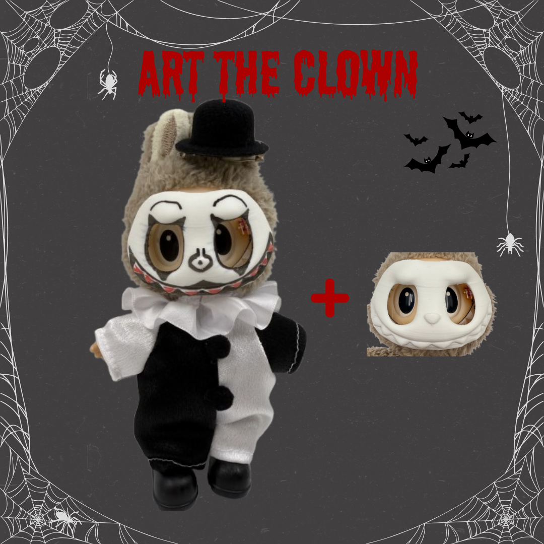 Art the clown Terrifier Horror Holloween Costume for Labubu