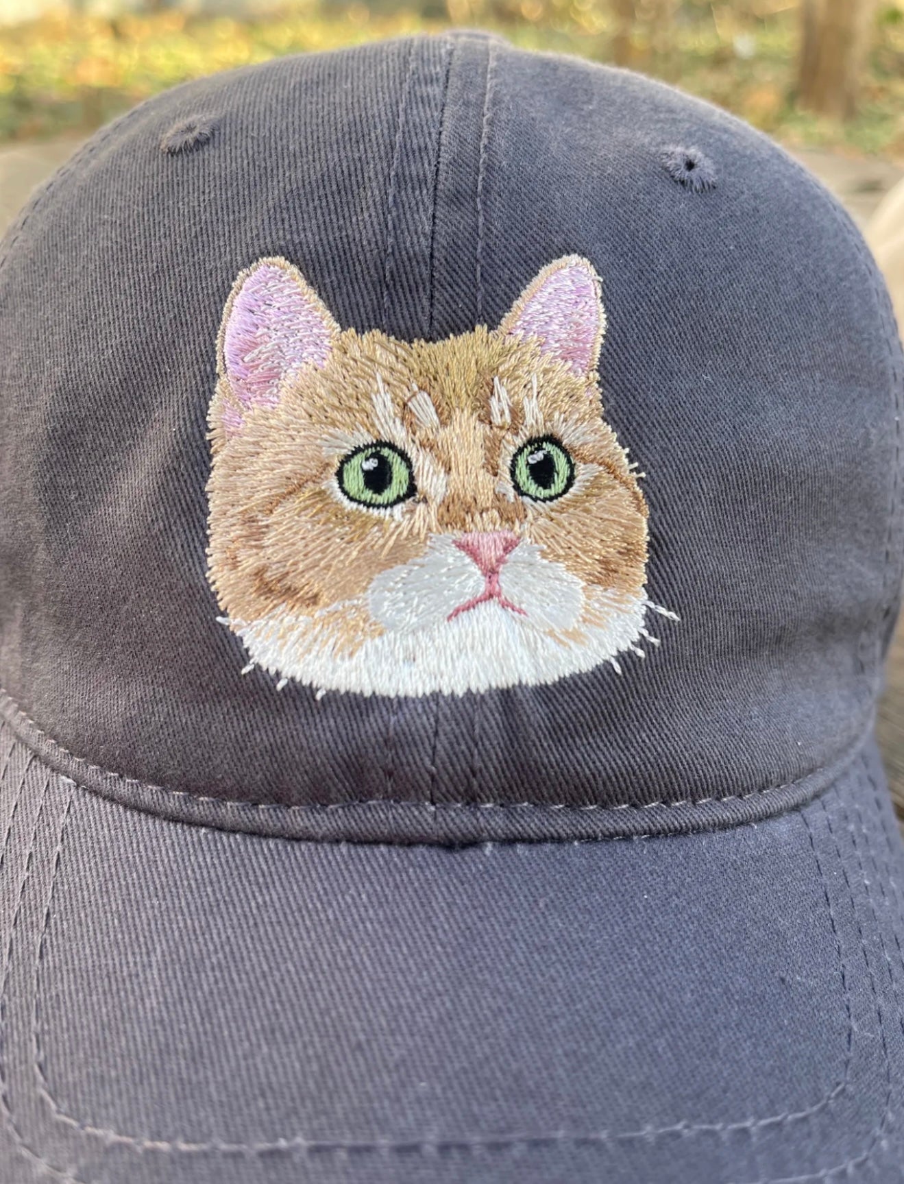 Custom Embroidered Pet Portrait Hats/Clothes