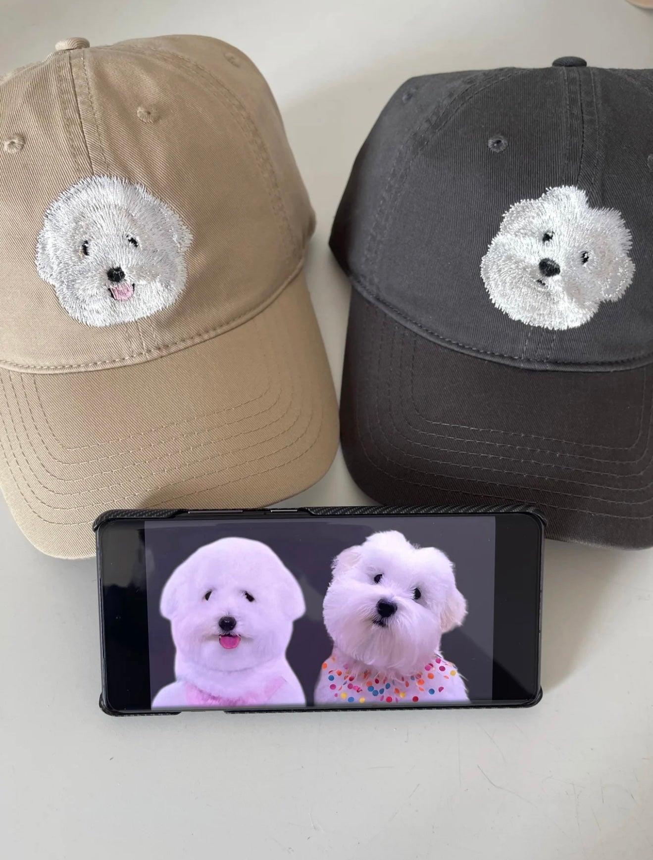 Custom Embroidered Pet Portrait Hats/Clothes