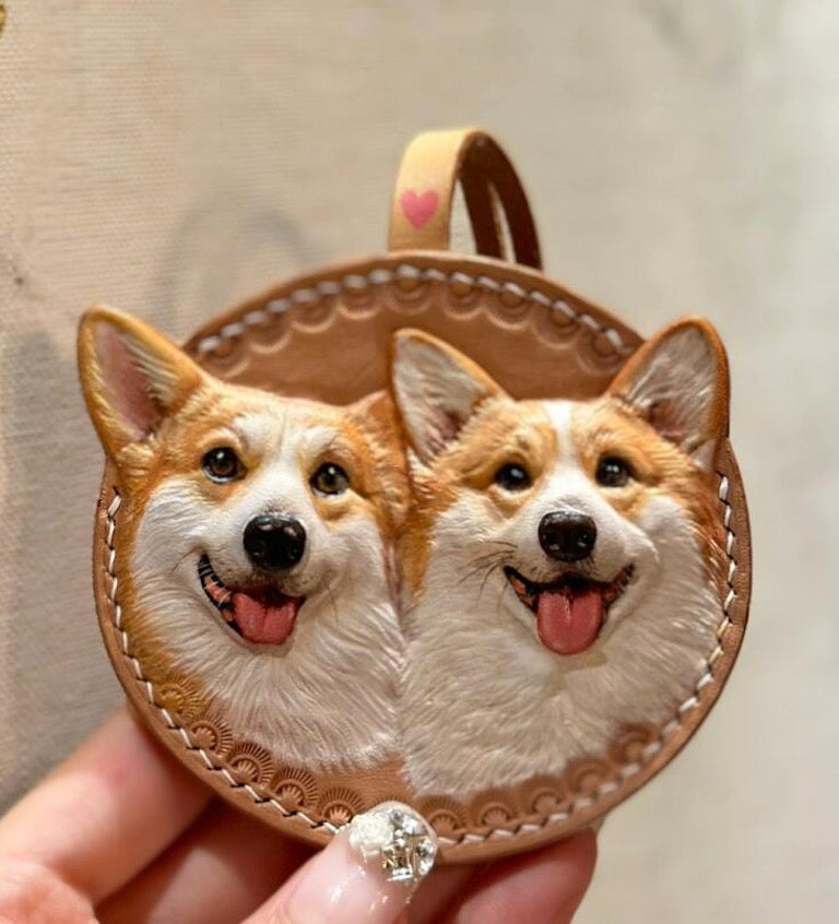 Custom Pet 3D Engraved Keychain