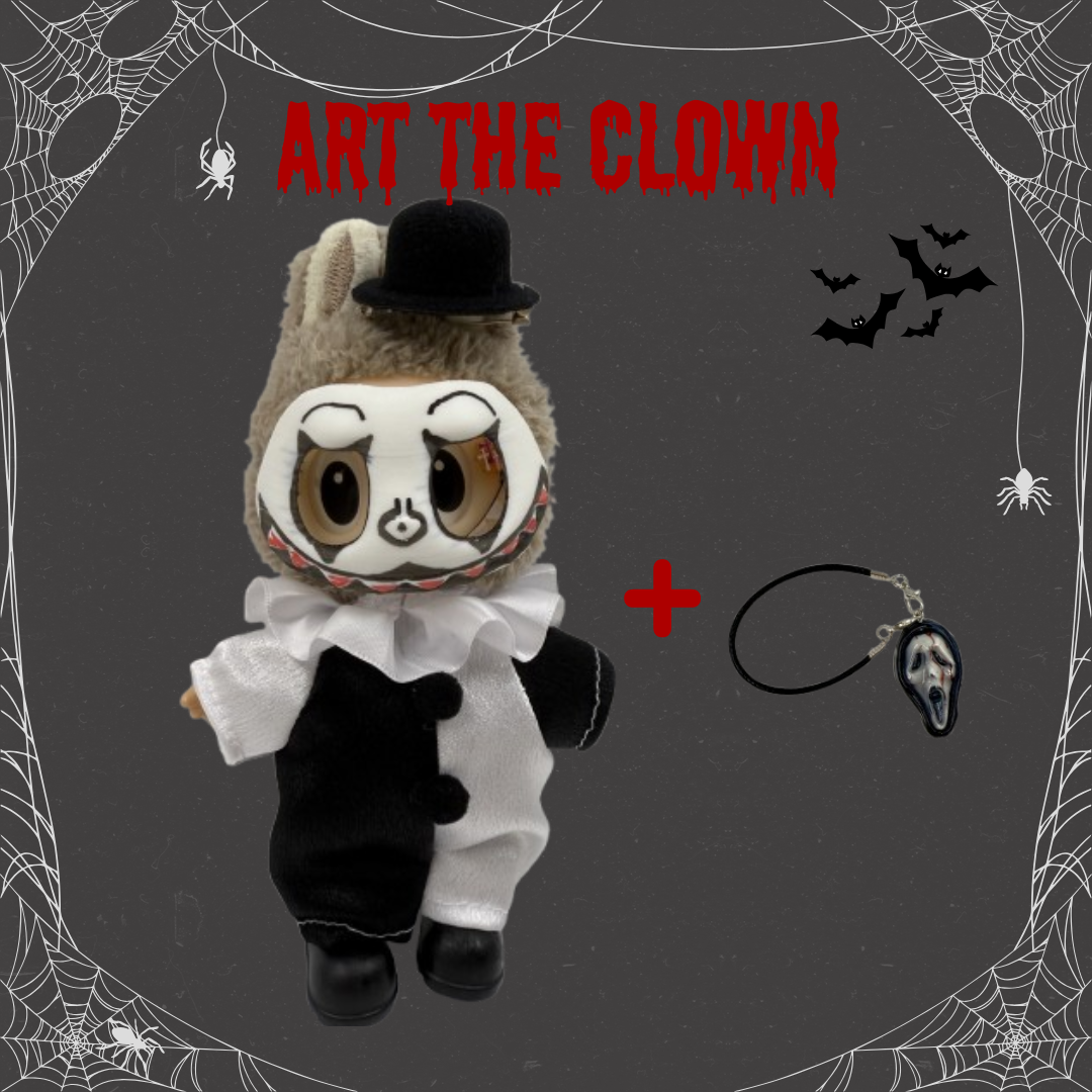 Art the clown Terrifier Horror Holloween Costume for Labubu