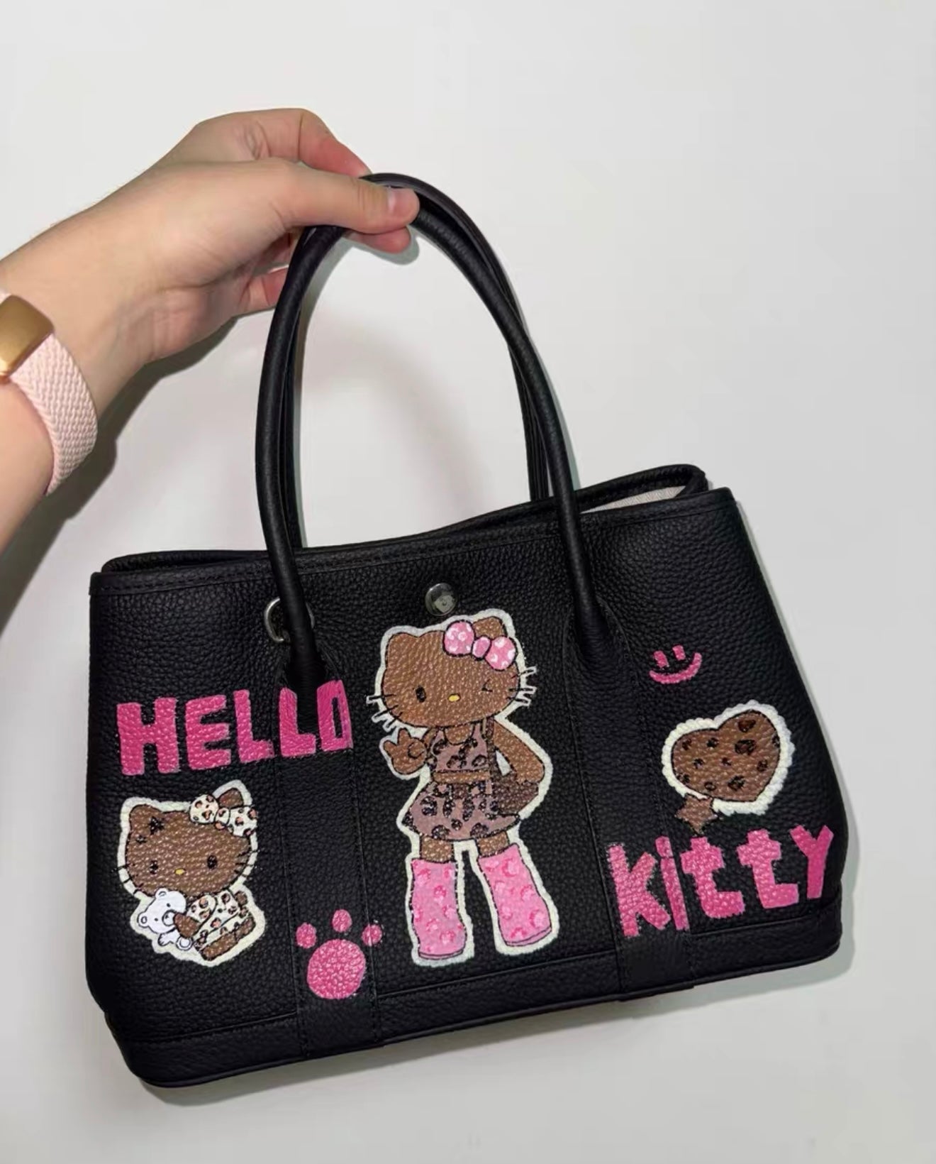 Custom hand painting bag