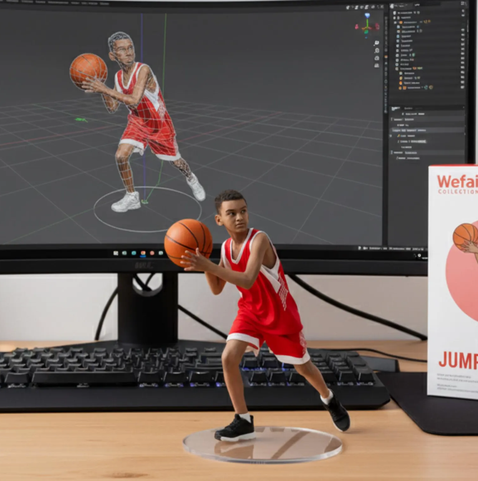 Custom 3D Figurine from Photo - Personalized Portrait Statue