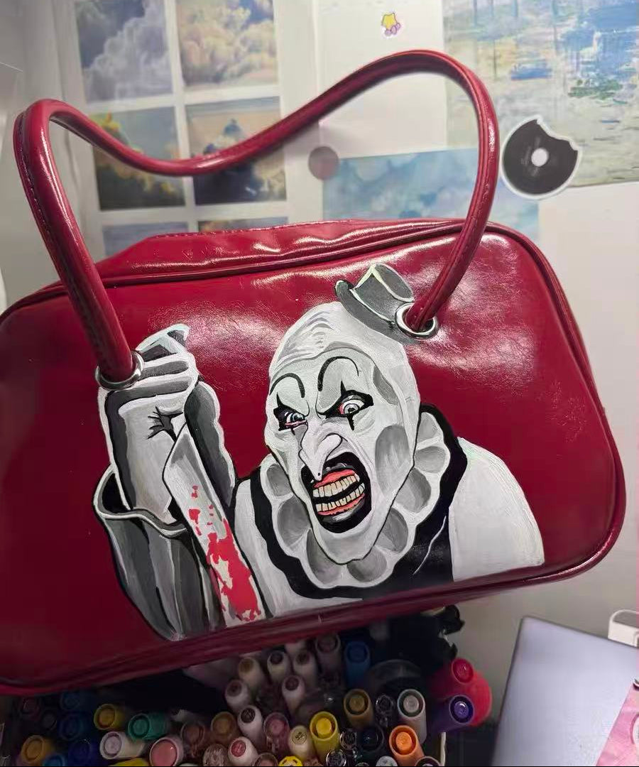 Custom hand painting bag